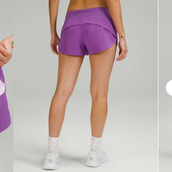 Lululemon- Size 10- 2.5”- Moonlit Magenta- Low-Rise Speed-Up Shorts - Picture 10 of 16
